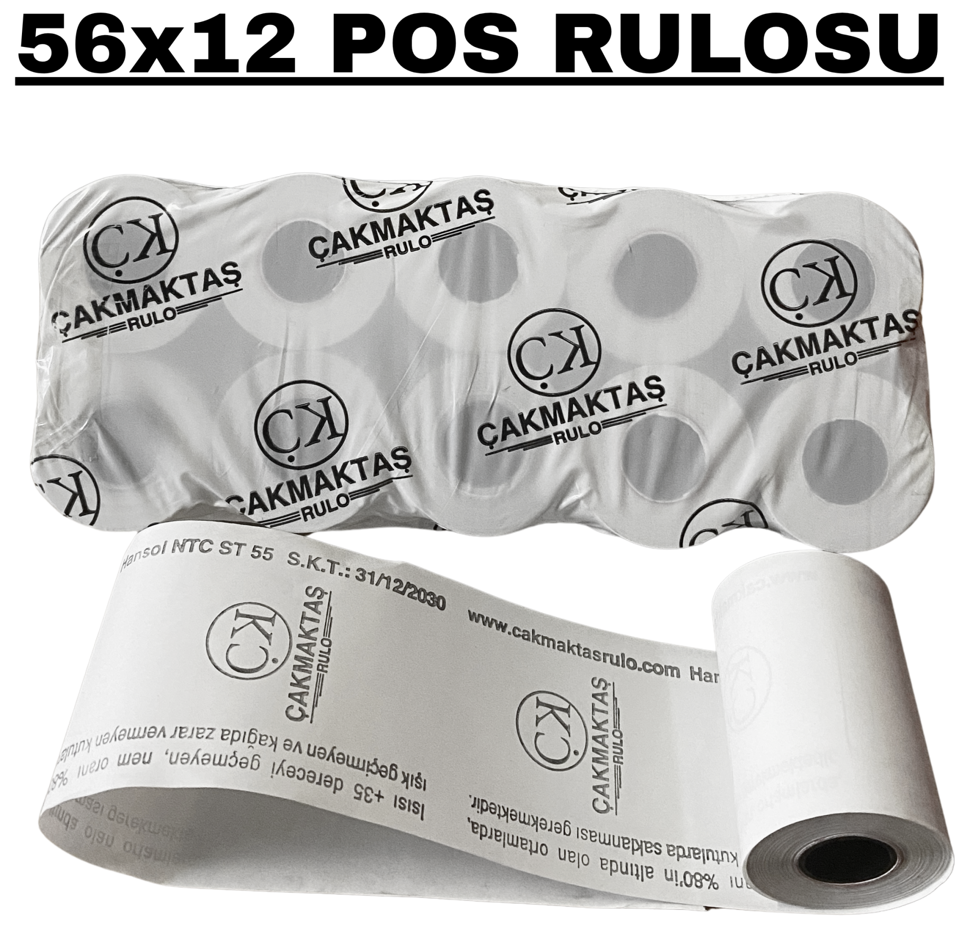 56x12 Yazarkasa Pos Rulosu