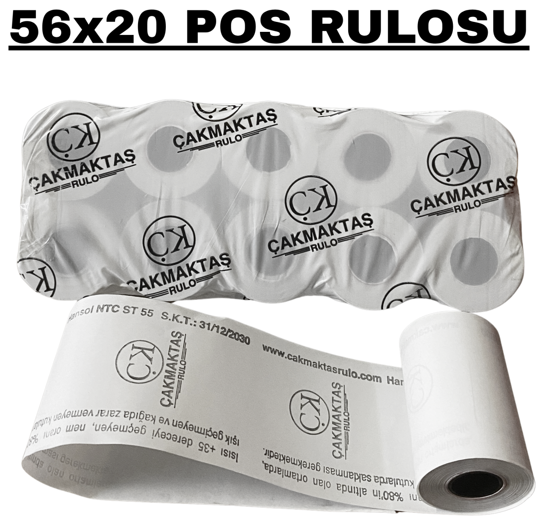 56x20 Yazarkasa Pos Rulosu