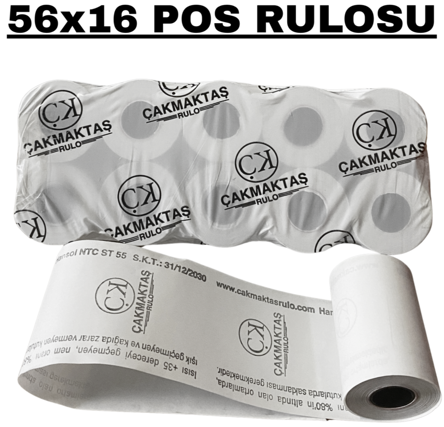 56x16 Yazarkasa Pos Rulosu